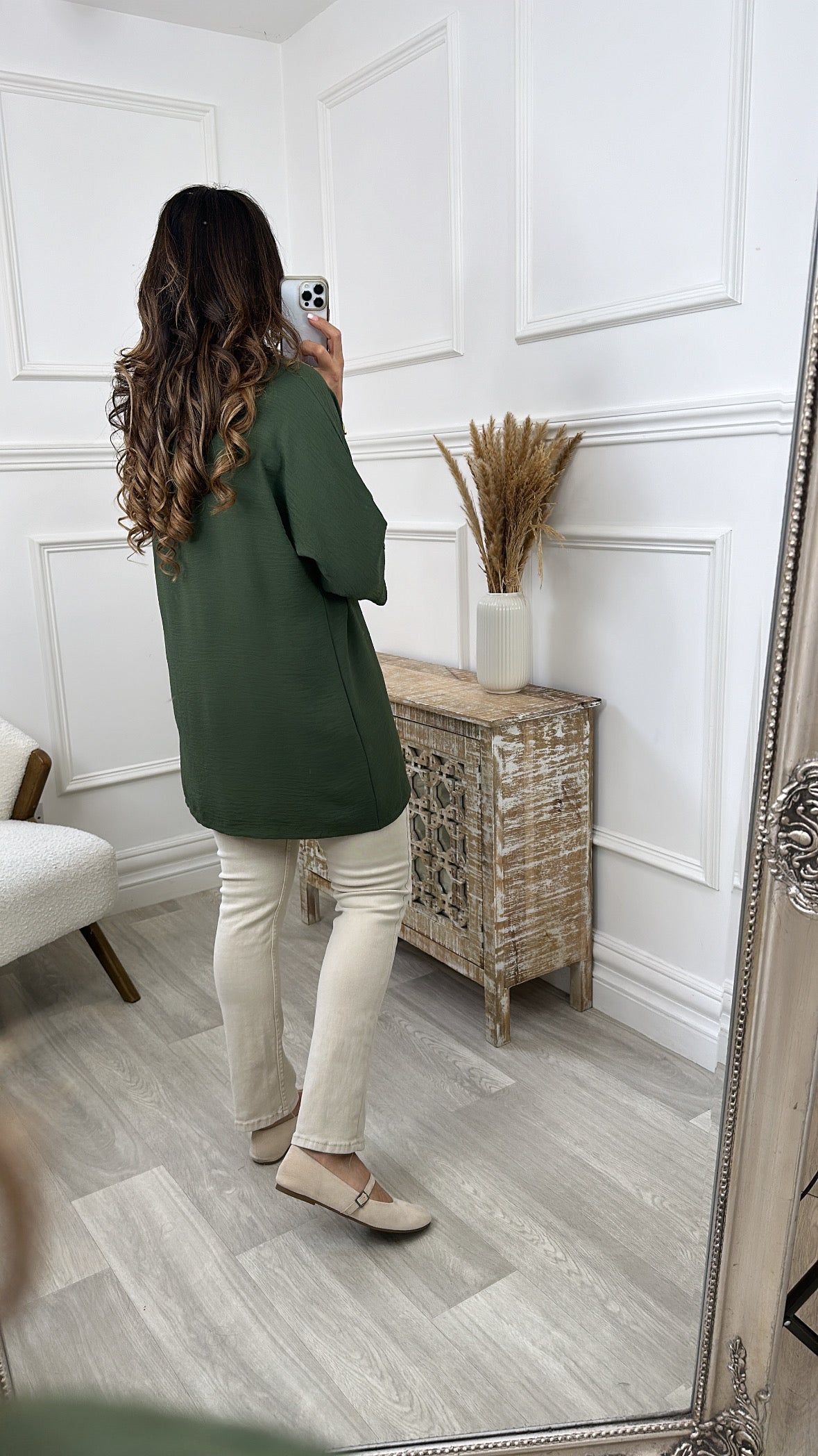 Liffey Khaki Kimono