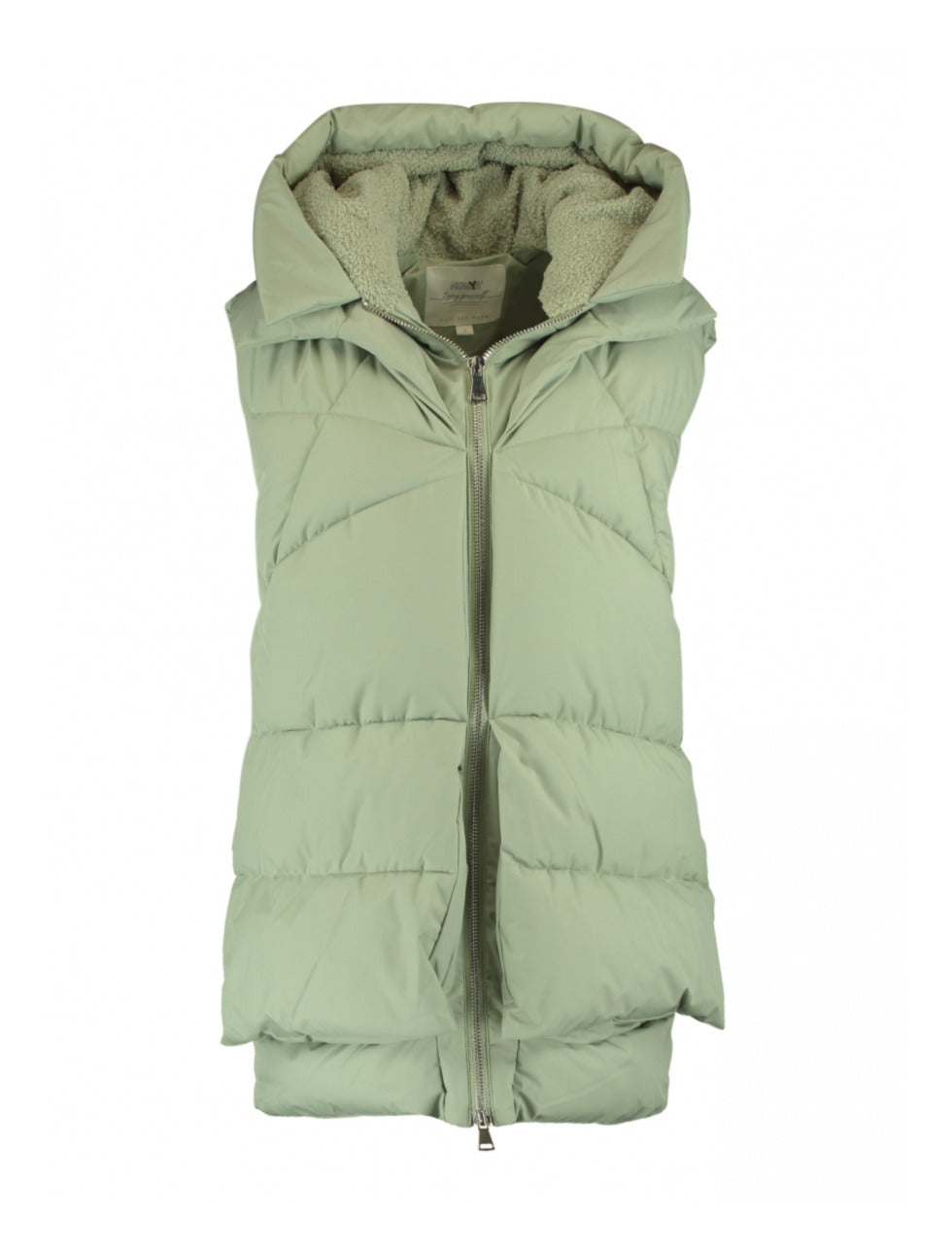 Liva Sage Layered Puffer Gilet