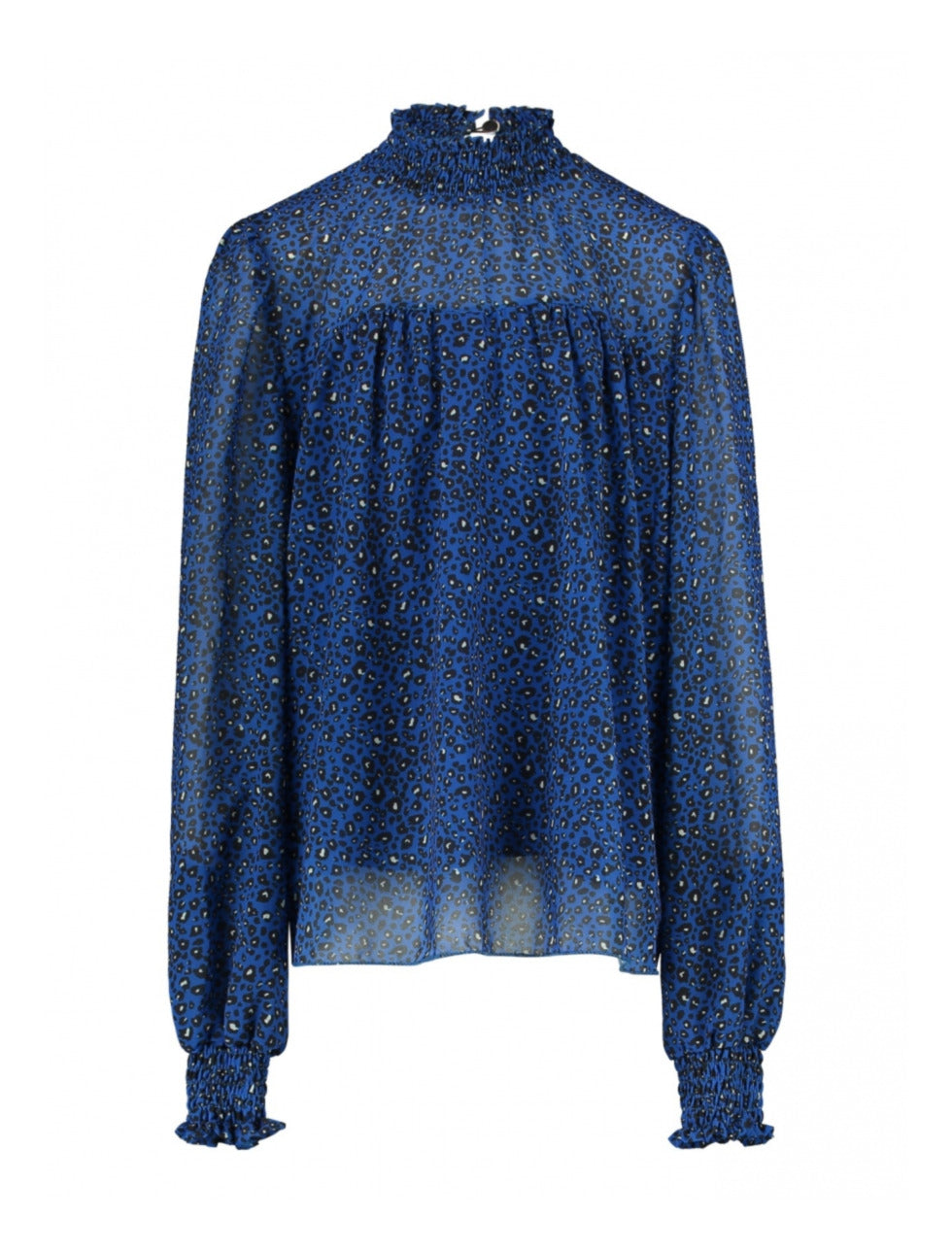 Nana Royal Blue Animal Print Blouse