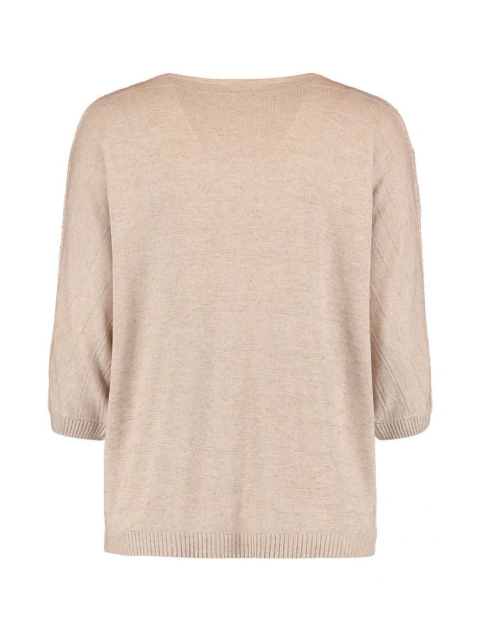 Ophelia Beige Cold Shoulder Pullover