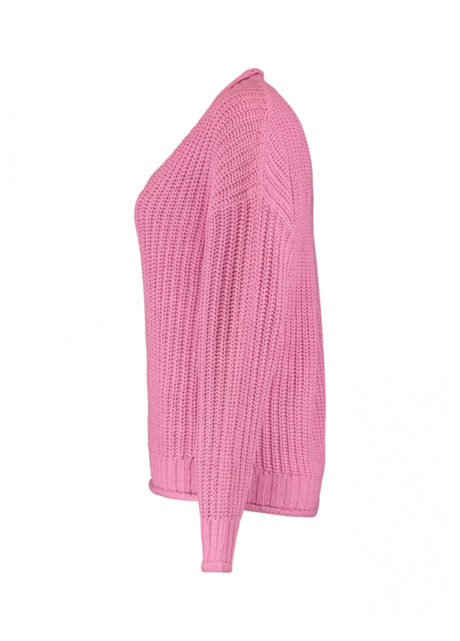Philomena Pink V Neck Pullover