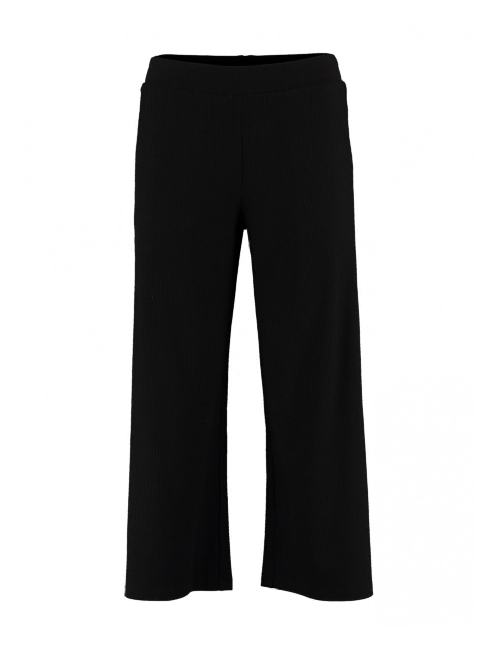 Belinda Black Ribbed Trousers