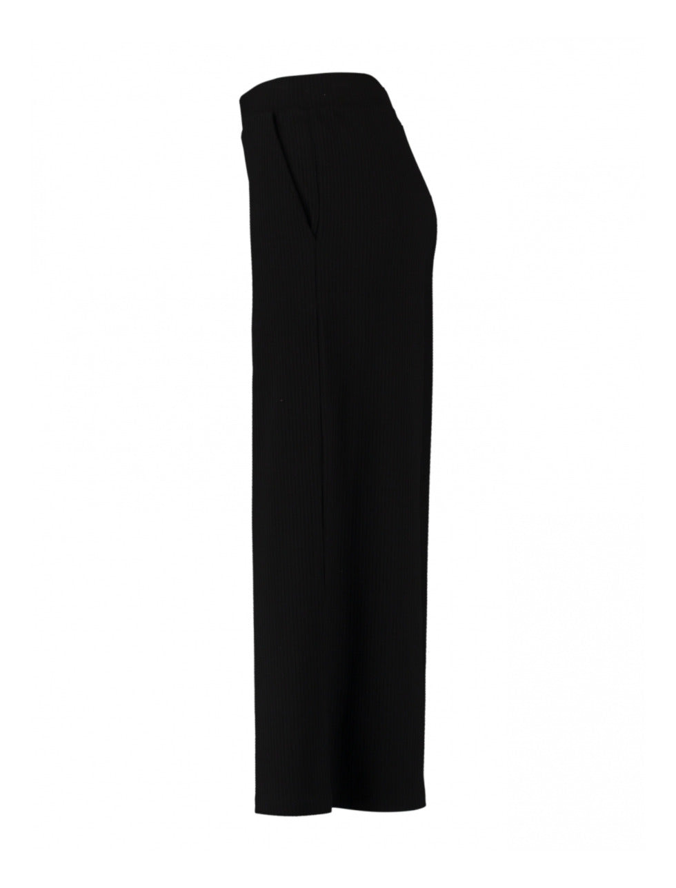 Belinda Black Ribbed Trousers