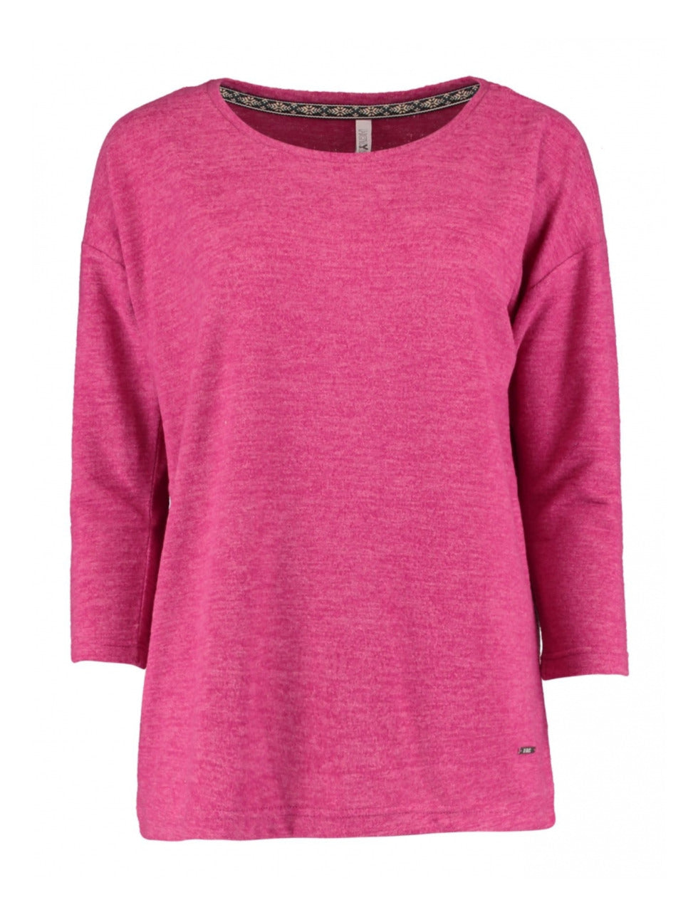 Mia Pink Berry Marl Knit Top