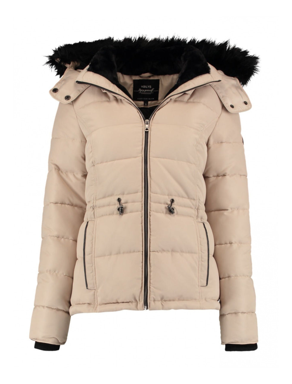 Amber Beige Puffer Jacket