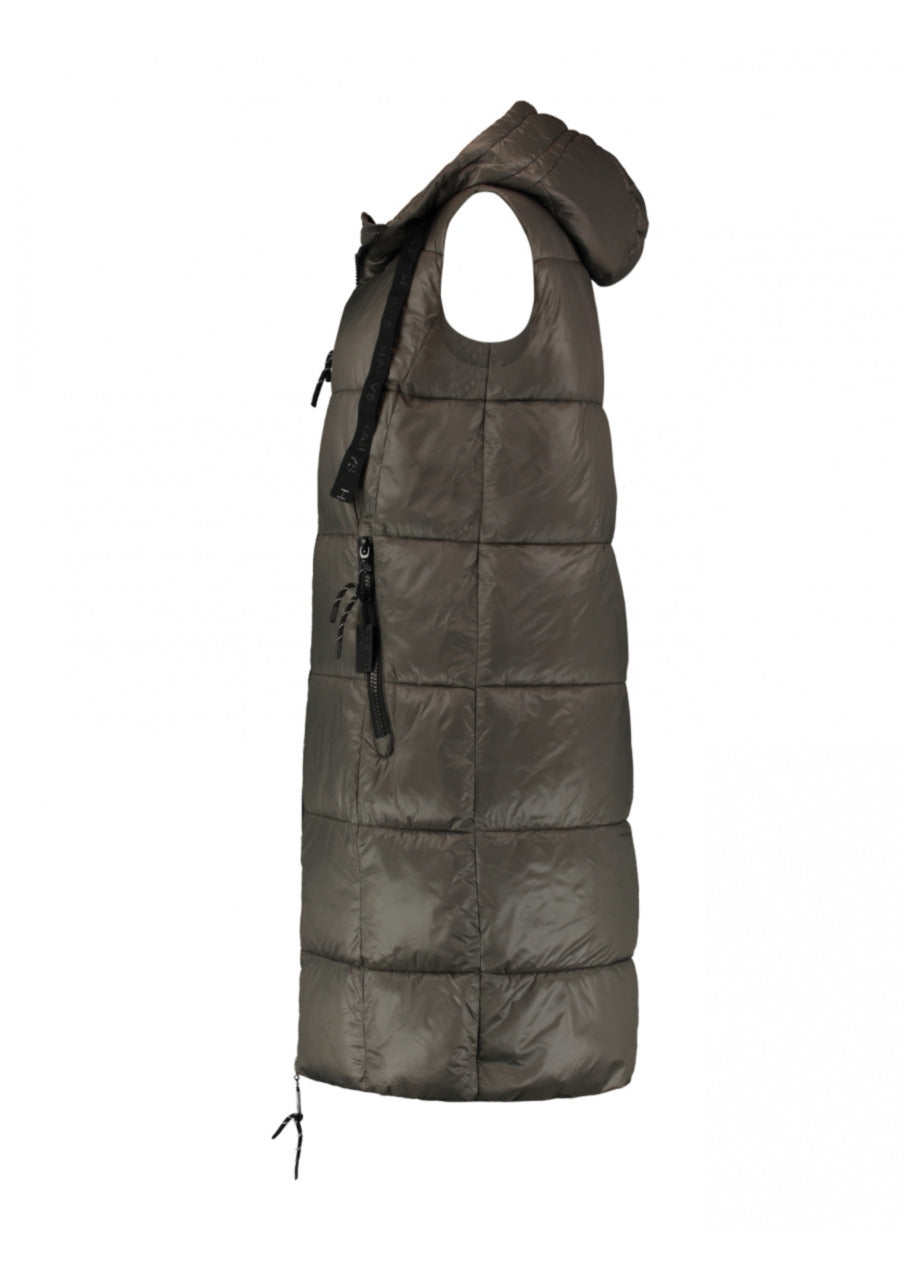 Blake Khaki Puffer Gilet