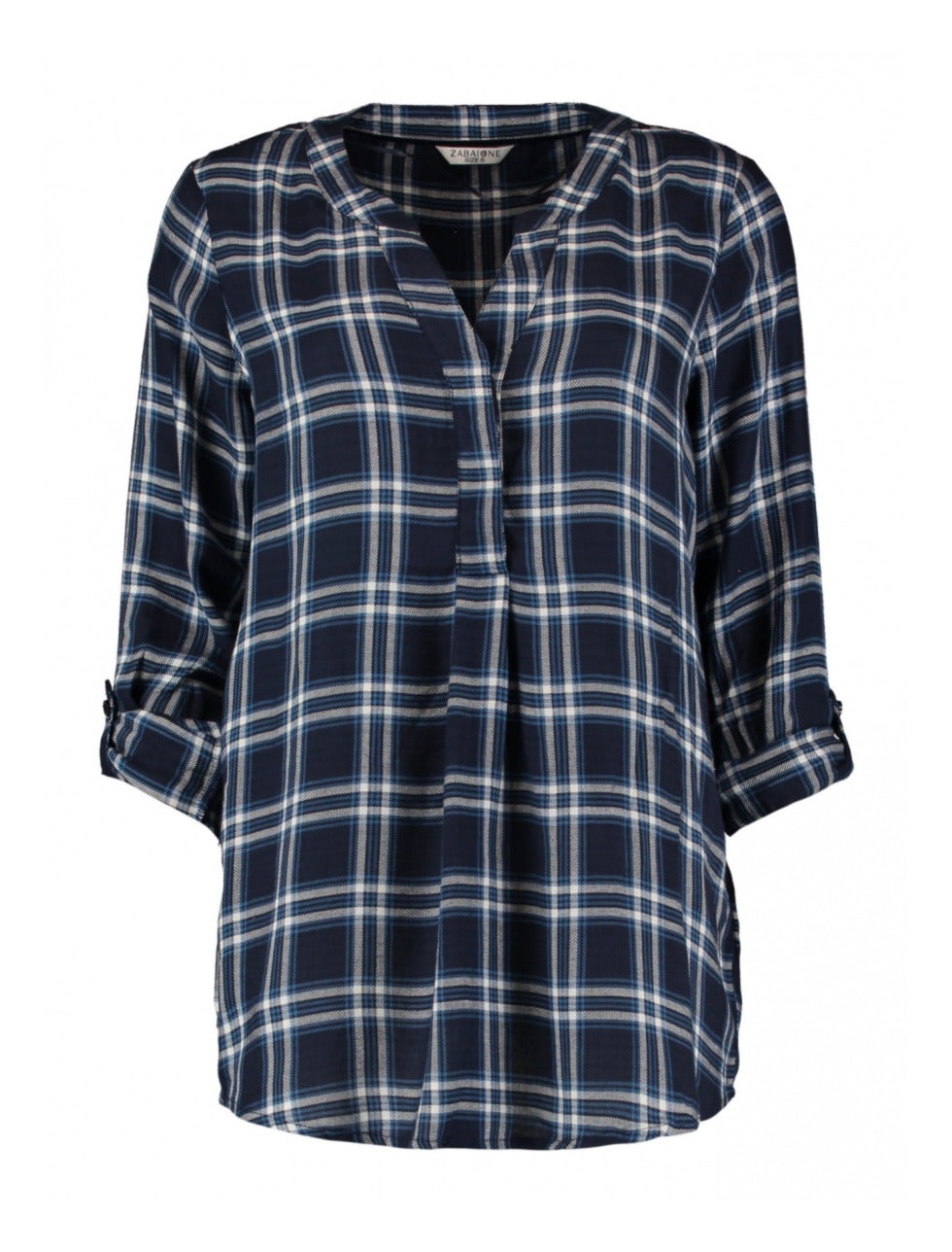 Logan Blue Check Shirt Tunic