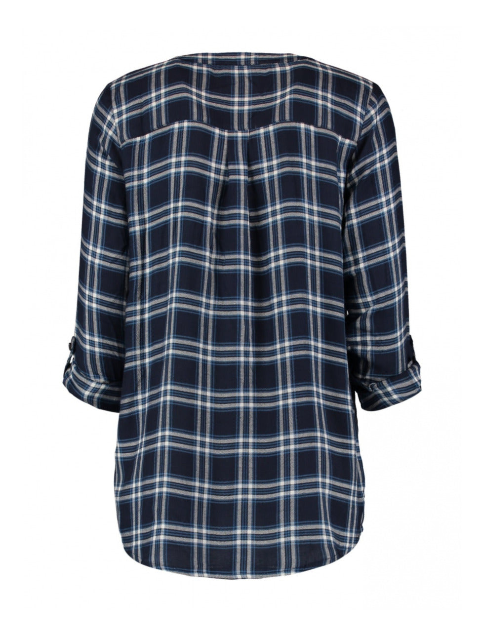 Logan Blue Check Shirt Tunic