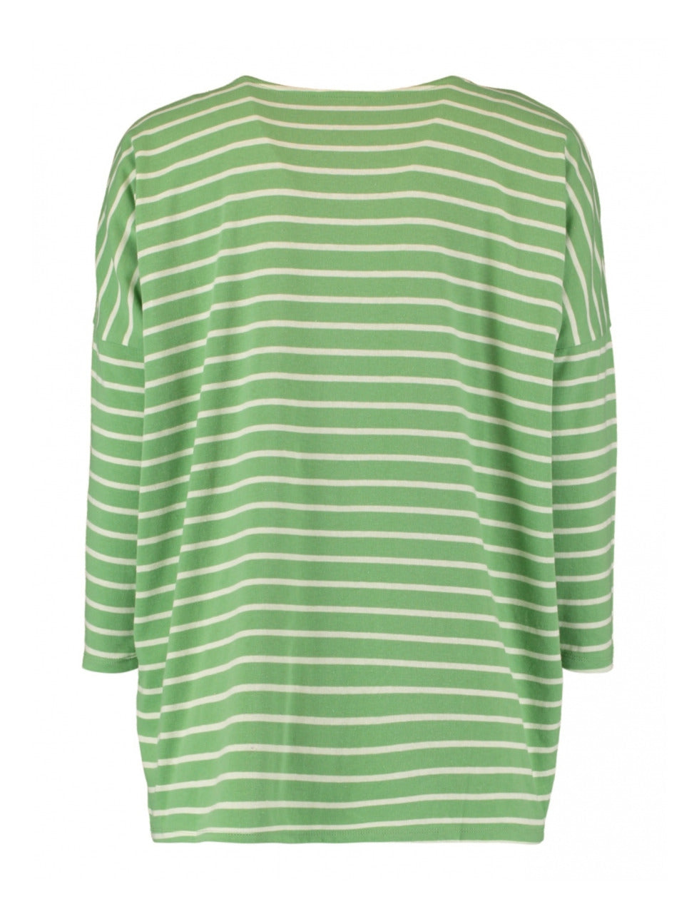 Marty Green Offwhite Stripe Top