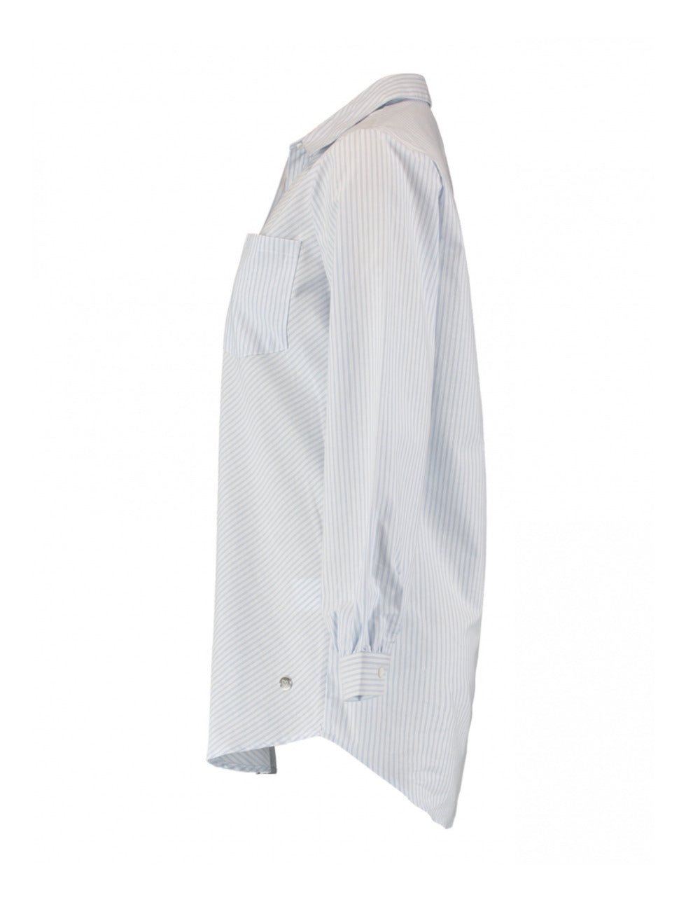 Miola White Blue Stripe Shirt