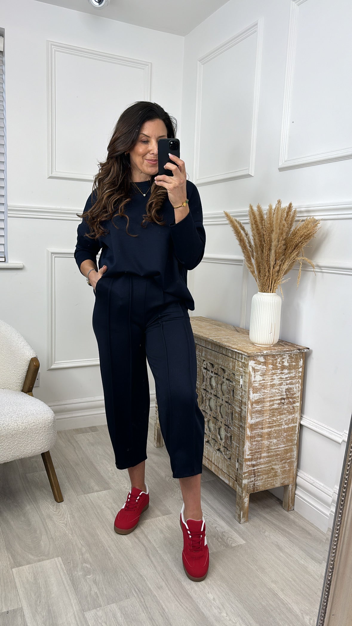 Edel Navy Seam Detail Set