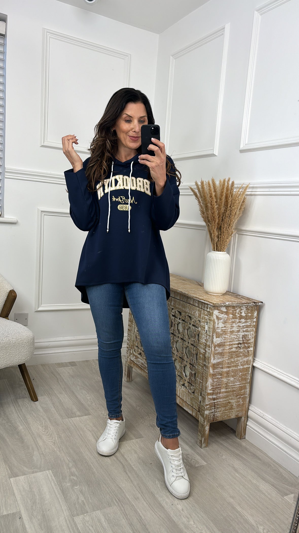 Sasha Navy BROOKLYN Hoodie