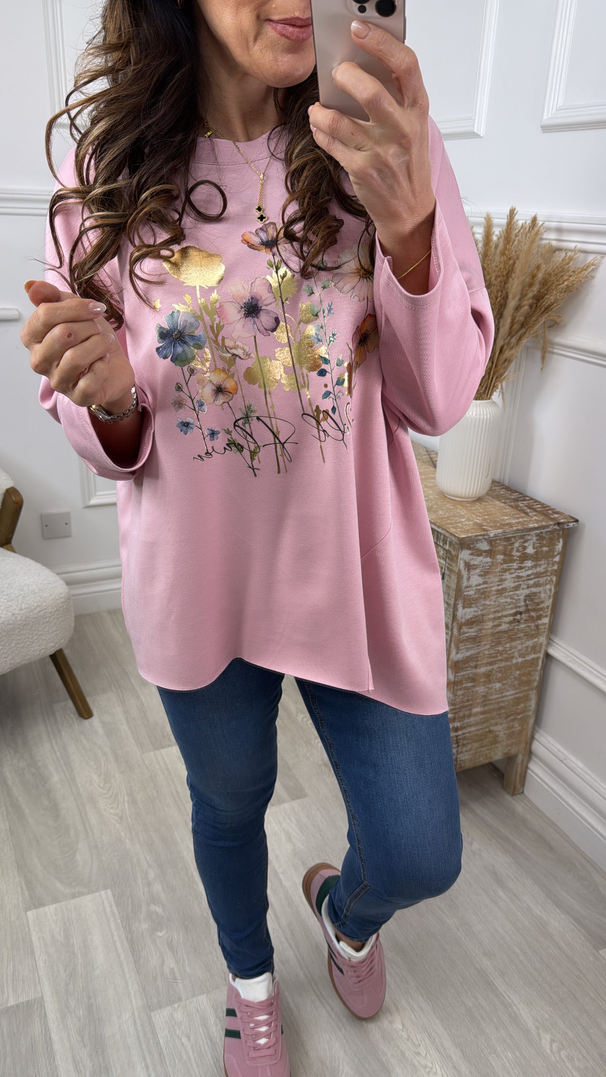 Lynda Pink Floral Top