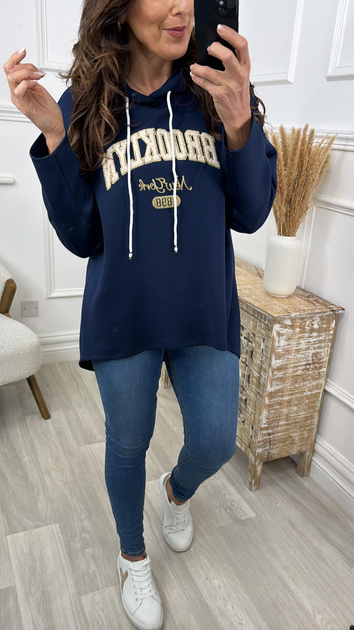 Sasha Navy BROOKLYN Hoodie