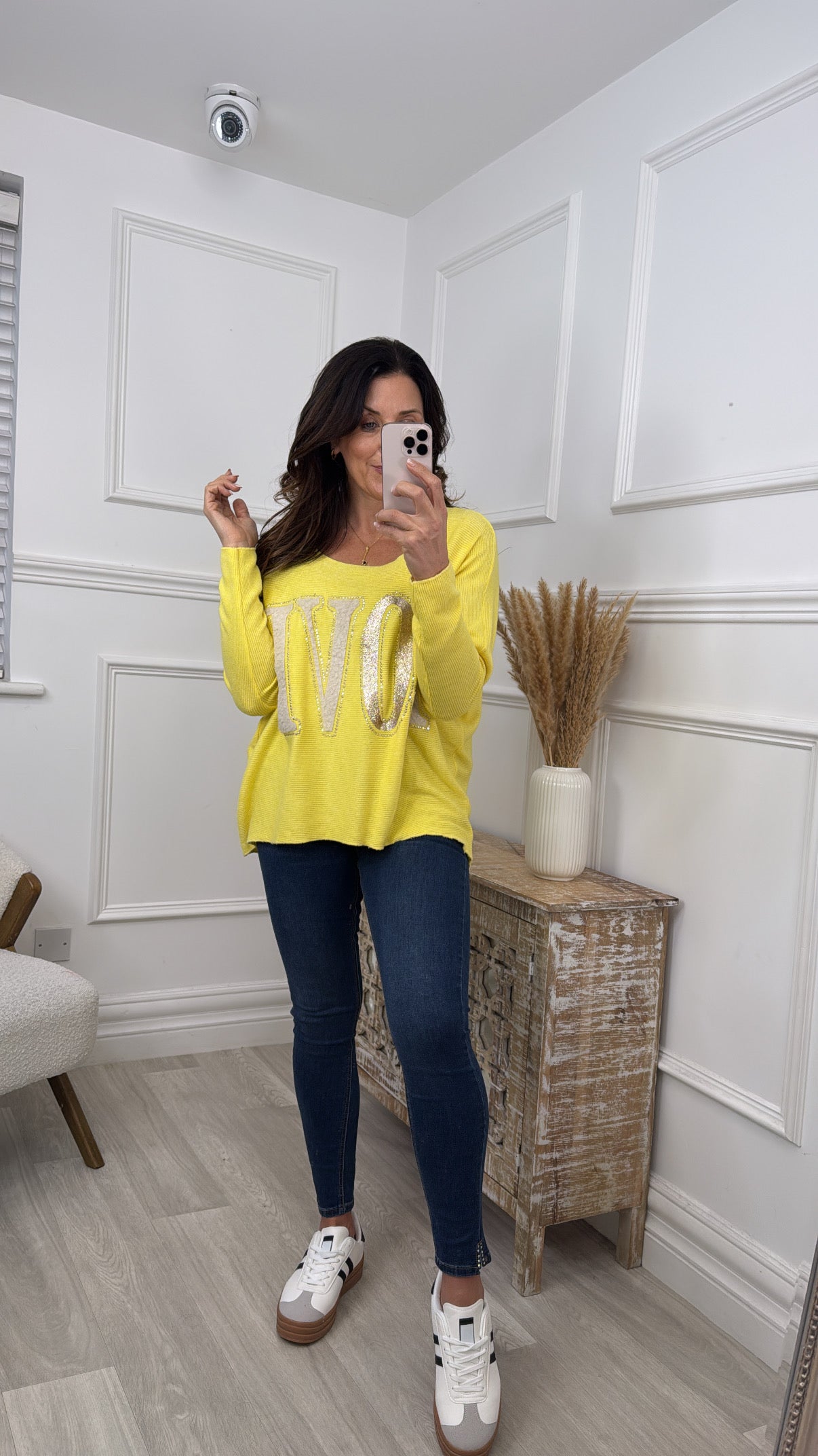 Jill Yellow LOVE Top