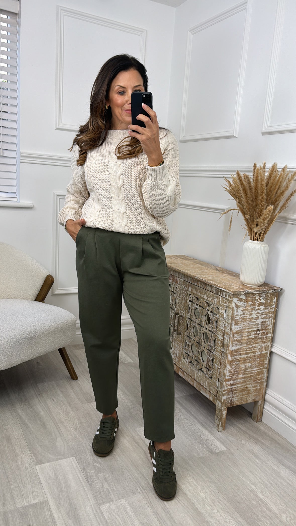 Maud Khaki Buggy Joggers