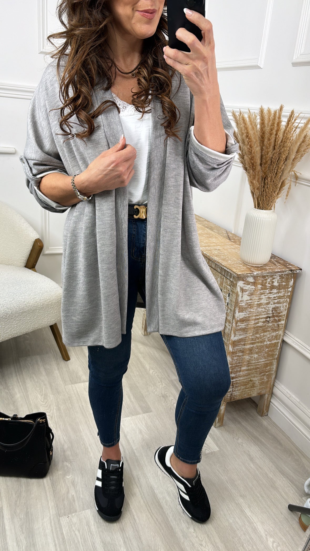 Lenore Grey Kimono Shrug