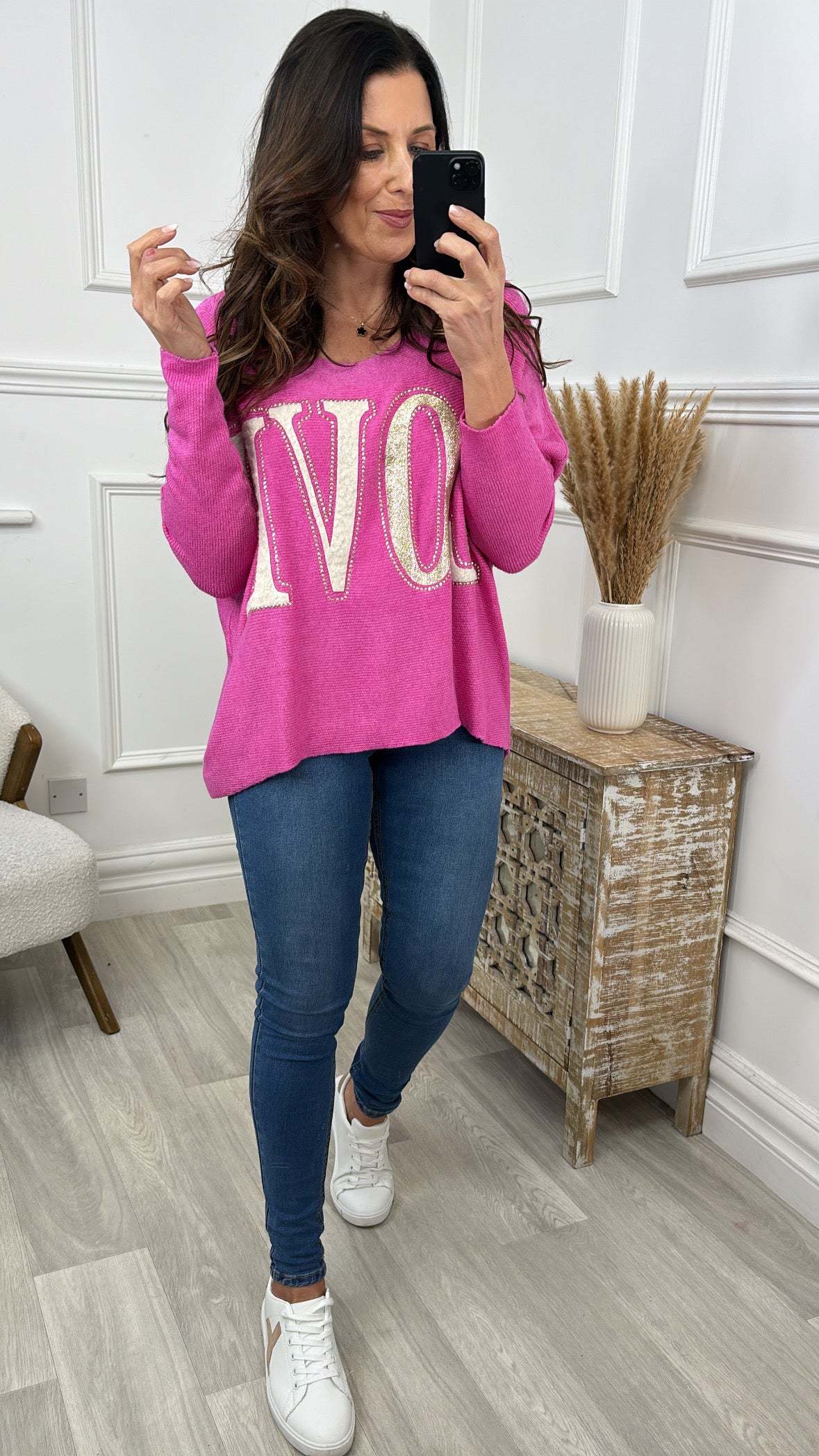 Jill Pink LOVE Top