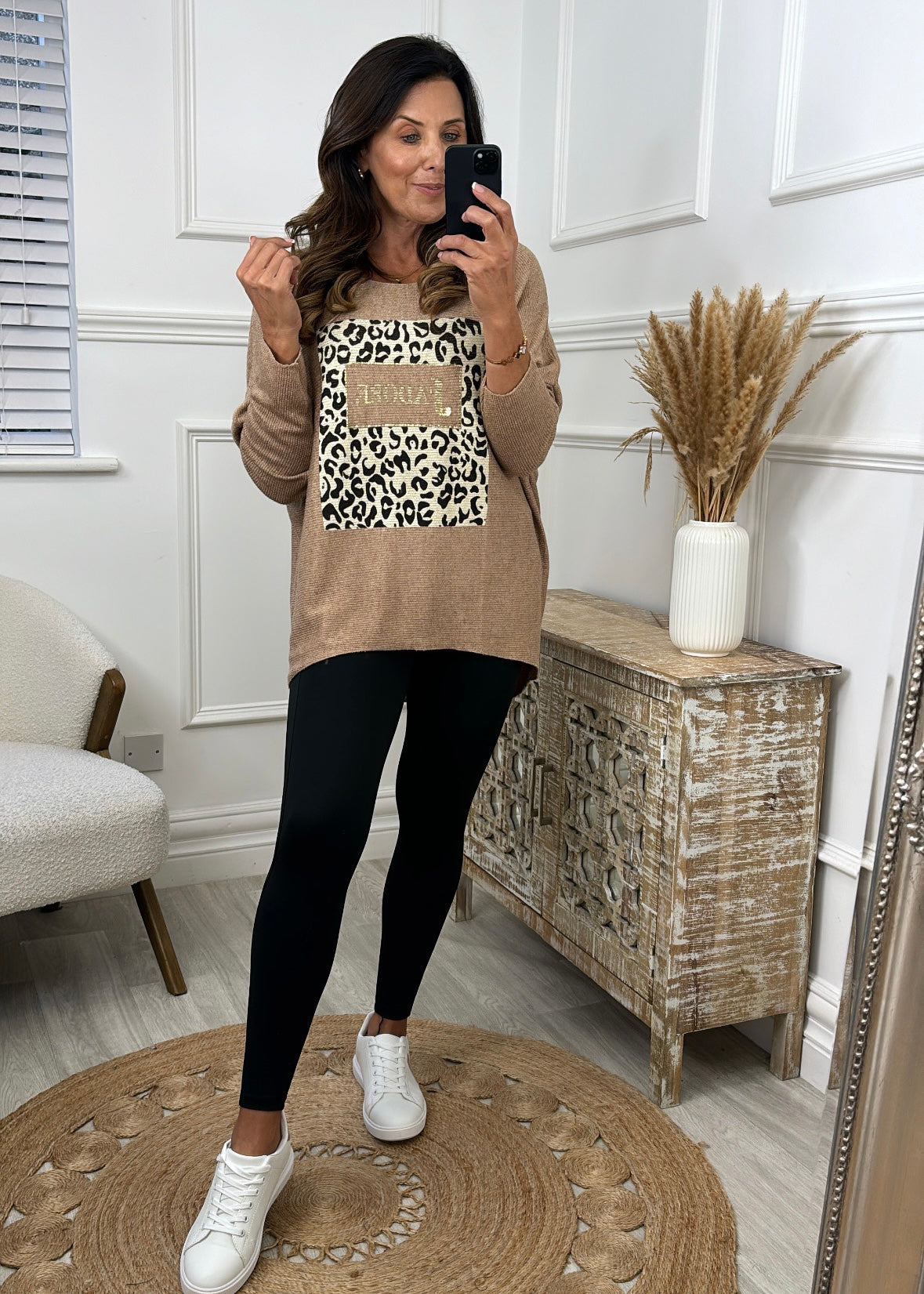 Rivoli Camel J'Adore Knit Top