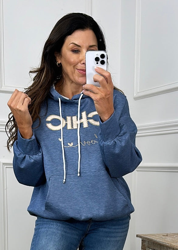 Karen Denim CHIC LOVE Hoodie