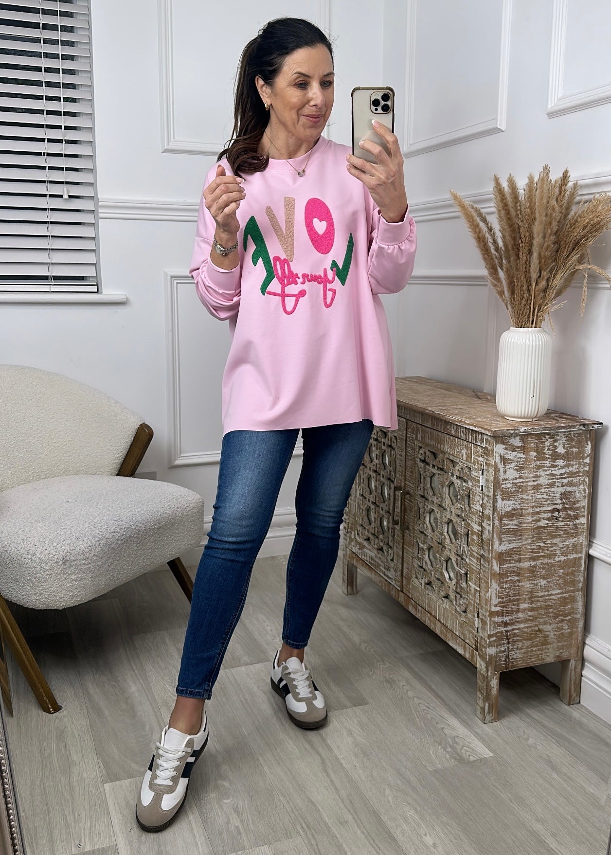 Blake Pink LOVE Yourself Sweatshirt