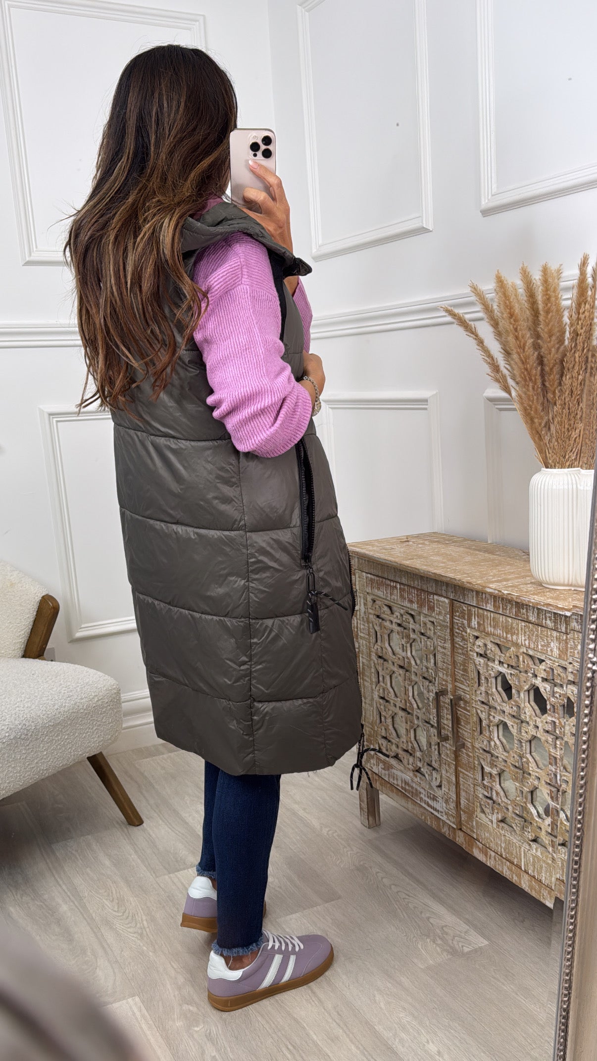 Blake Khaki Puffer Gilet