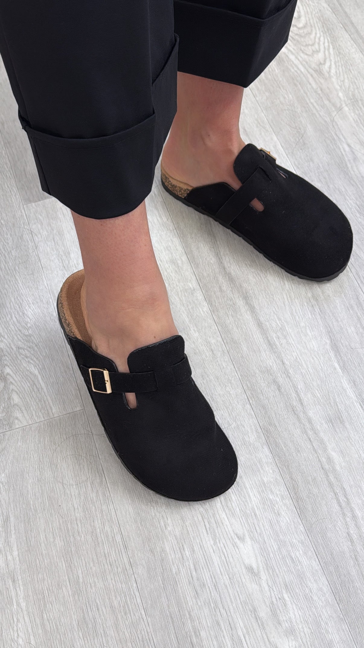 Nicole Black Closed Toe Clogs