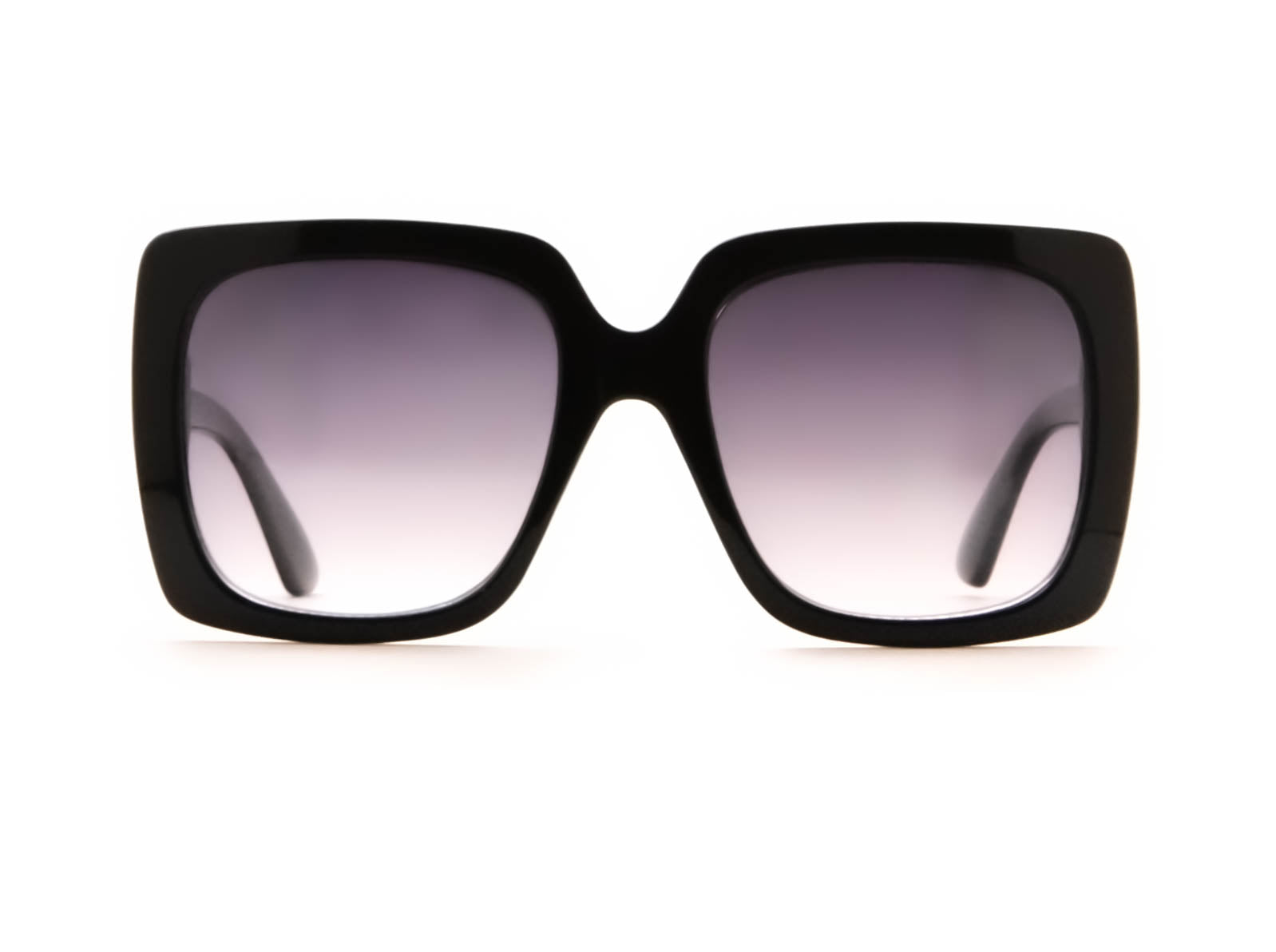 Sonnet Black Square Sunglasses