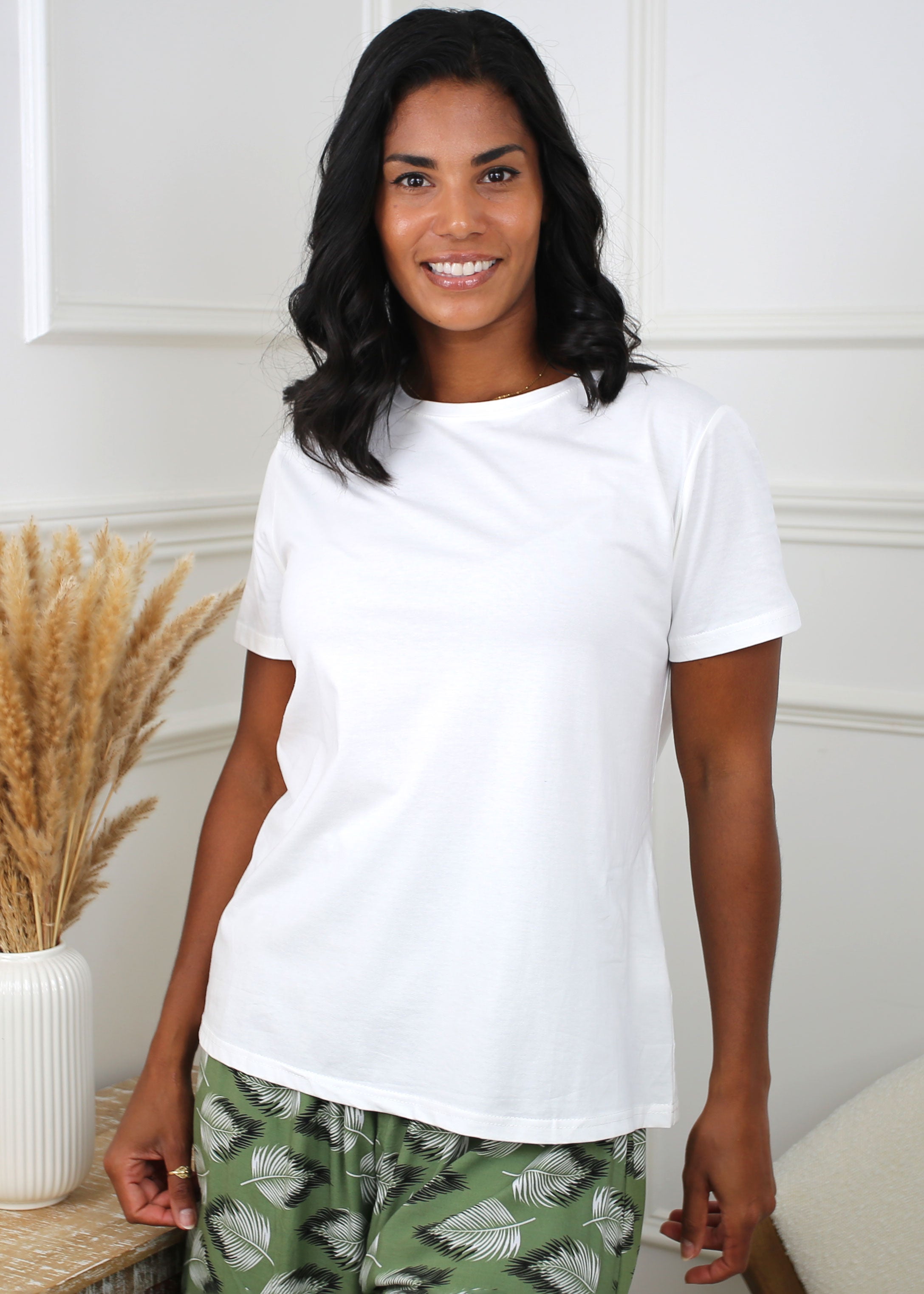 Latoya Offwhite Oversized T-Shirt