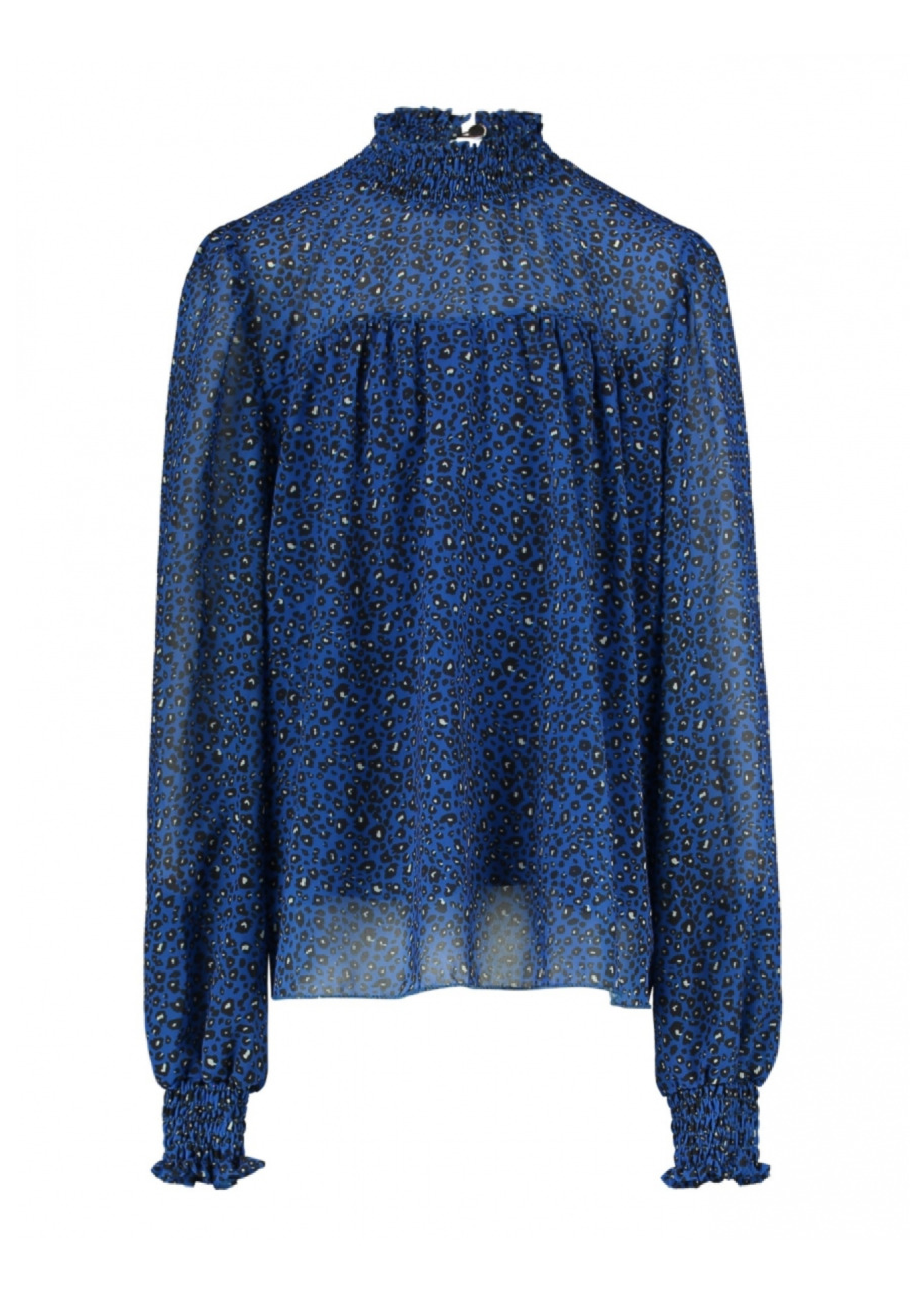 Nana Royal Blue Animal Print Blouse