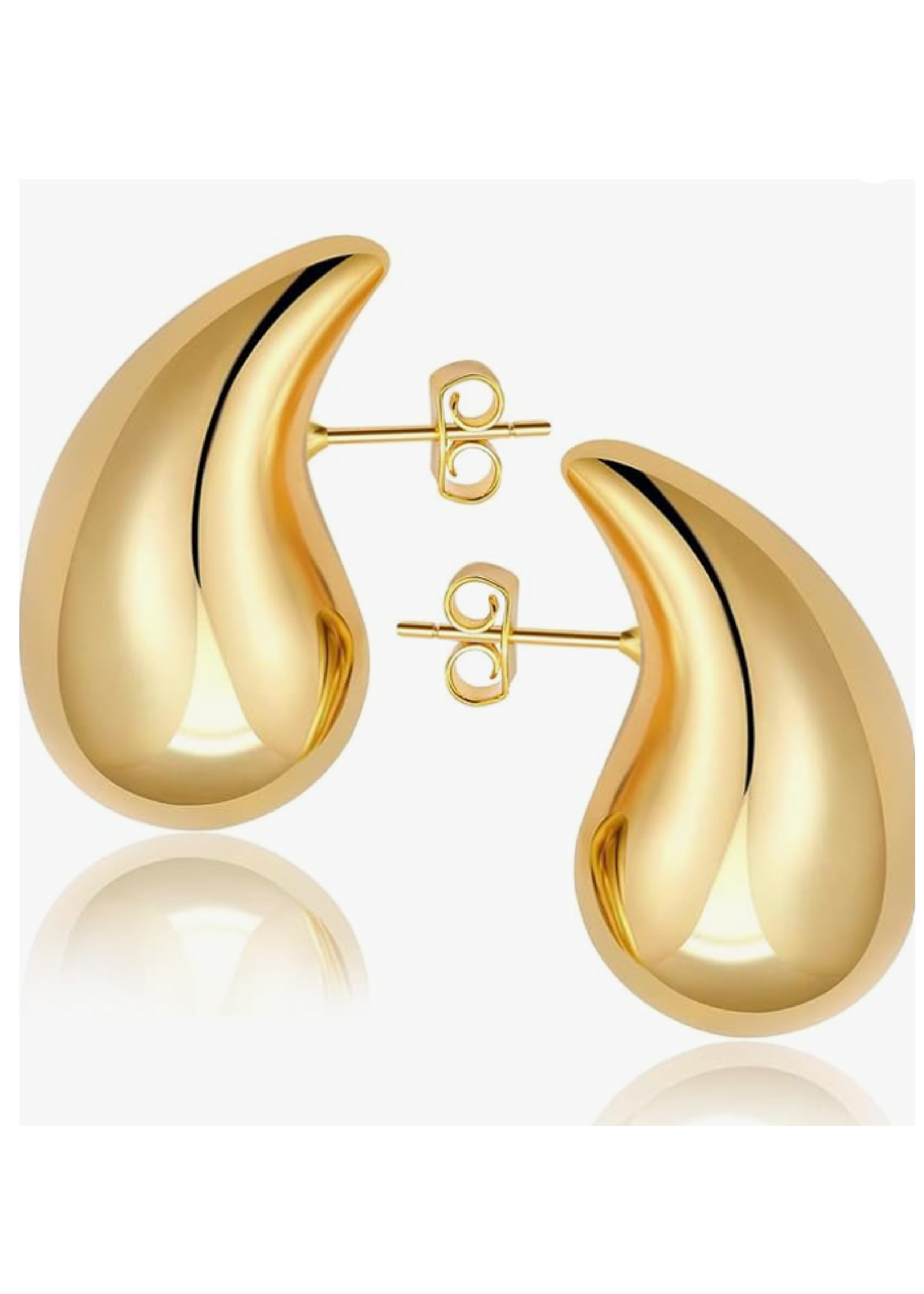 Beyonce Gold Teardrop Earrings