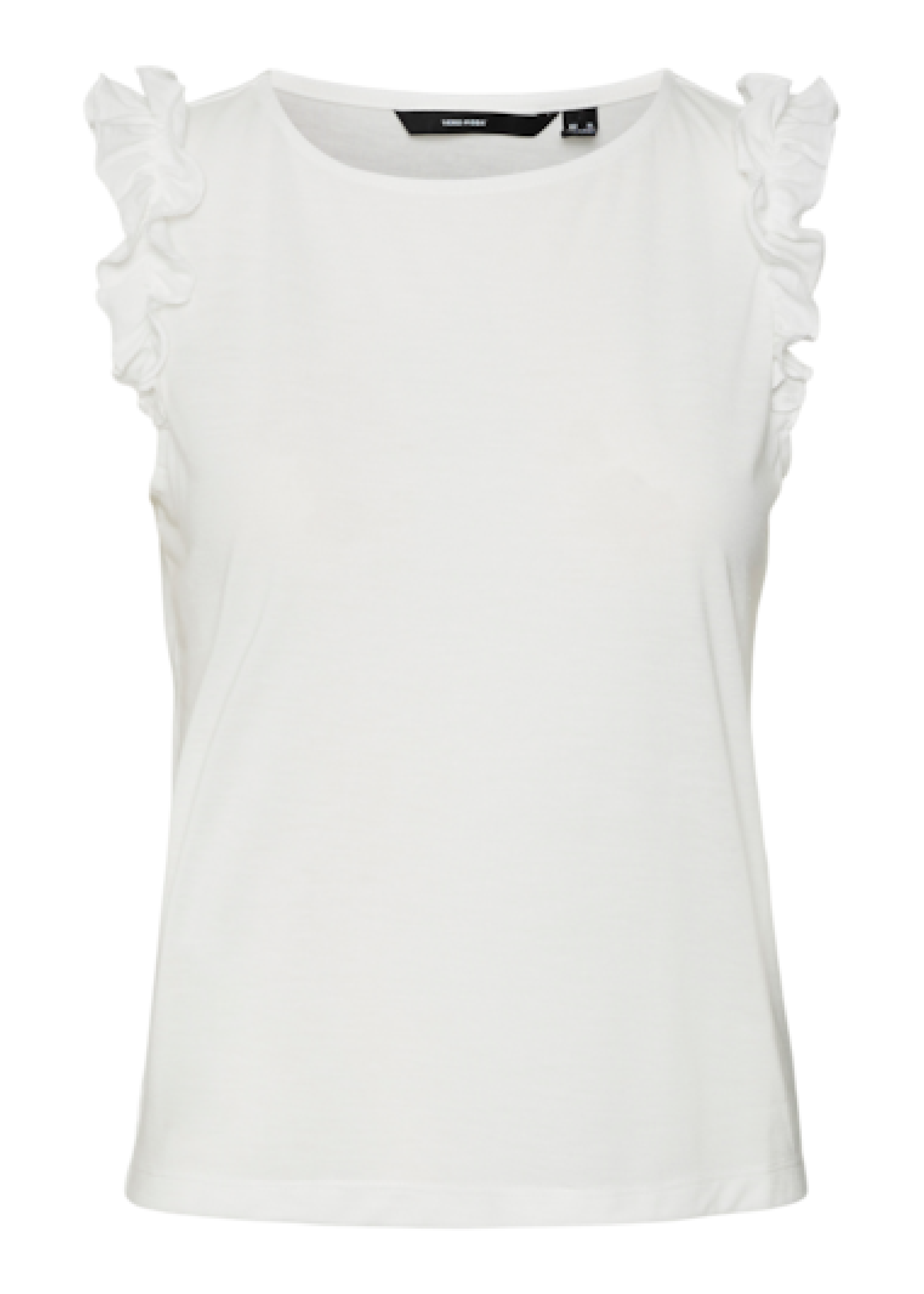 Spicy Snow White Frill Top