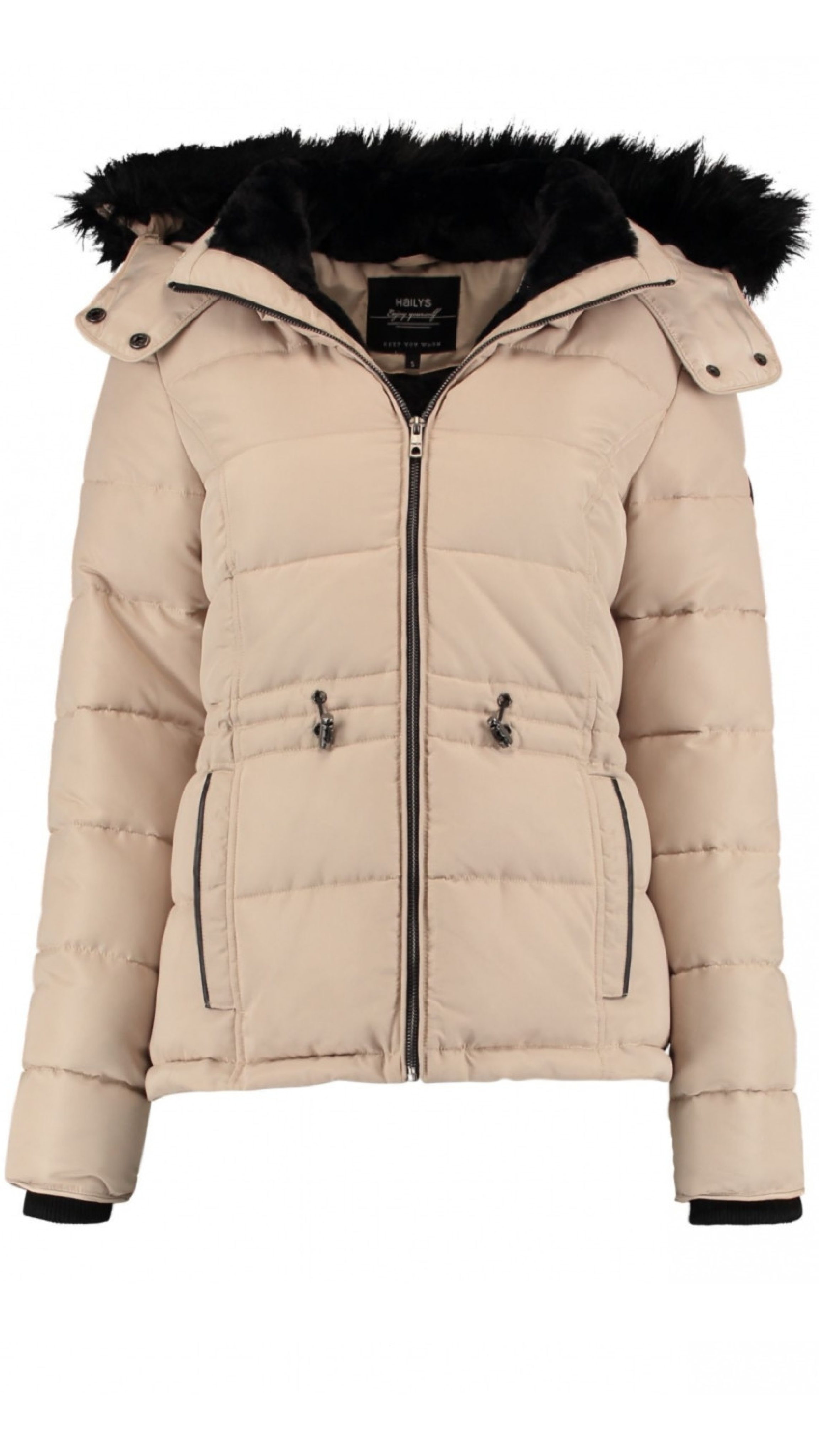 Amber Beige Puffer Jacket