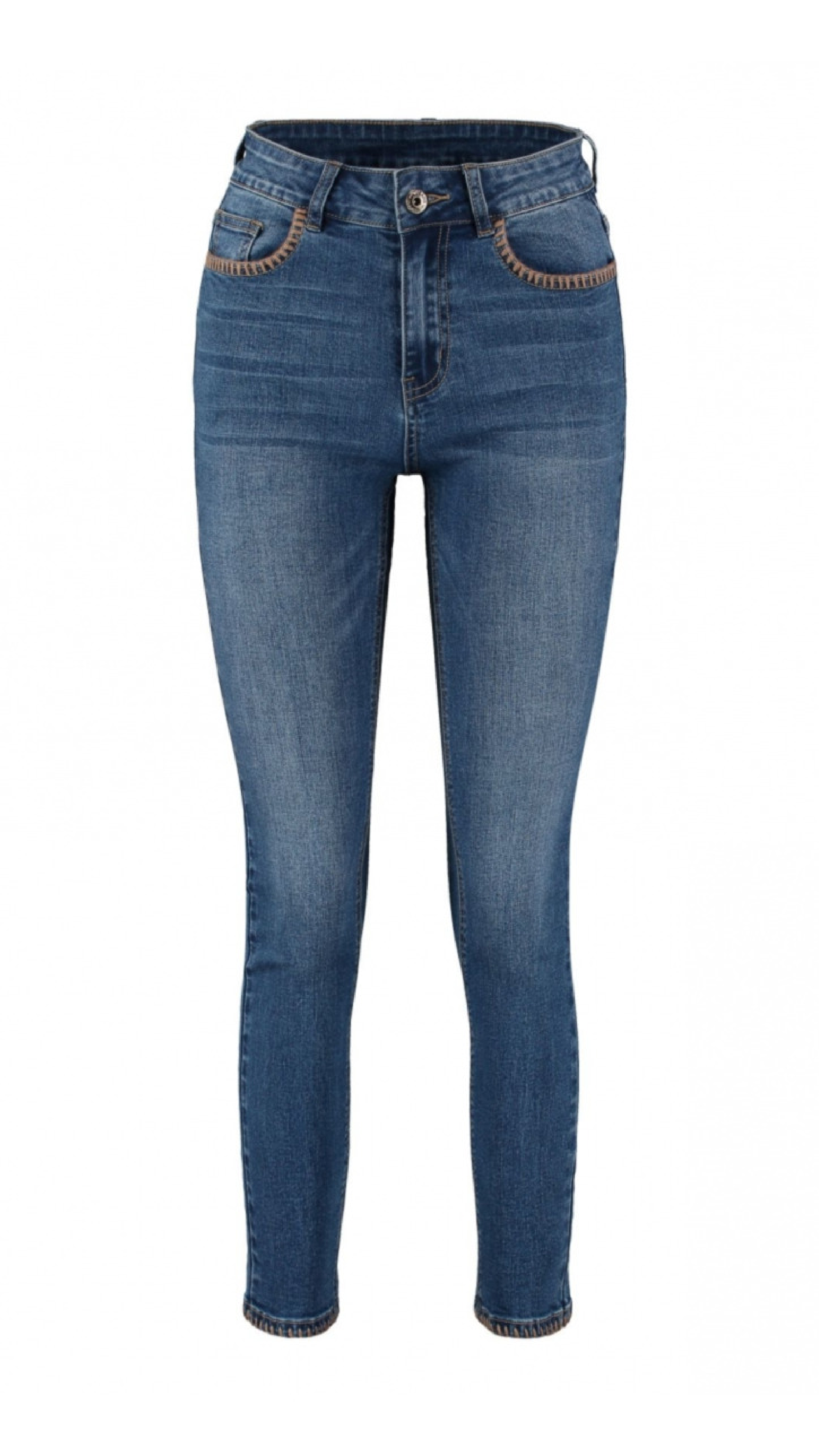 Solina Blue High Waist Skinny Jeans