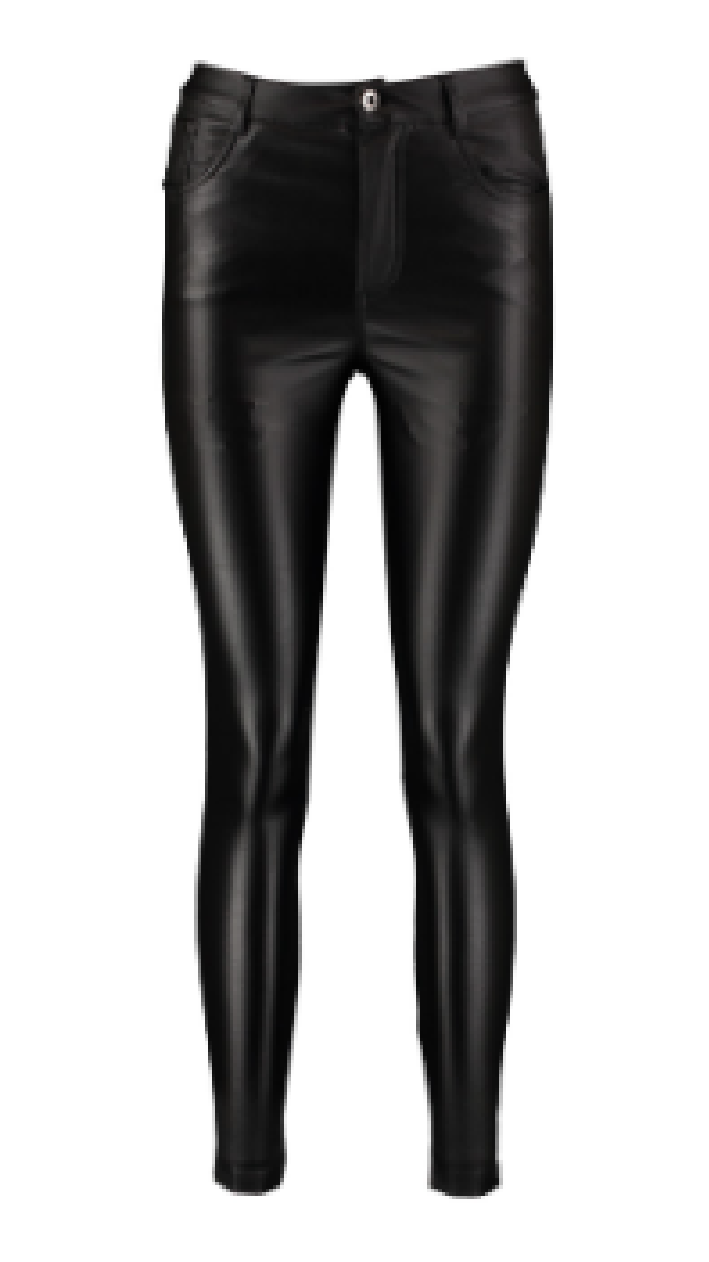 Kamikaze Black Coated Skinny Jeans