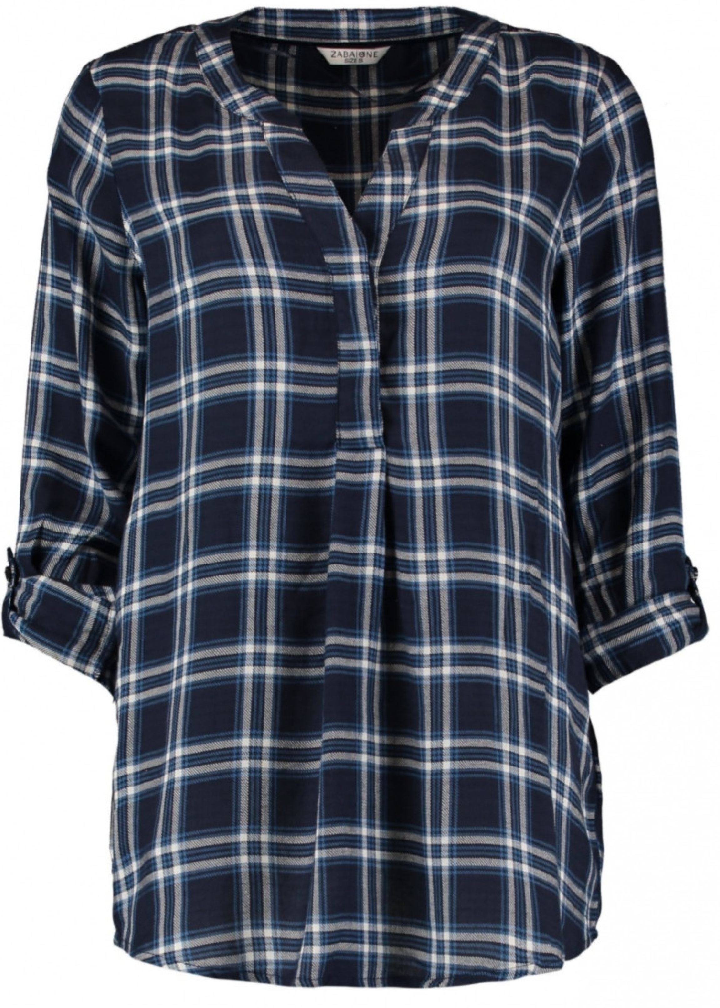 Logan Blue Check Shirt Tunic