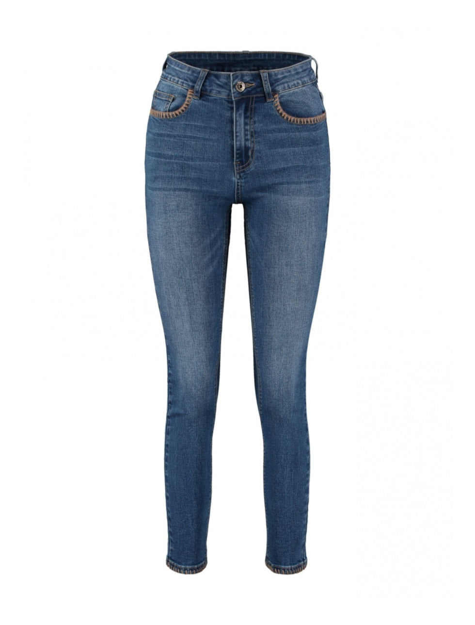 Solina Blue High Waist Skinny Jeans