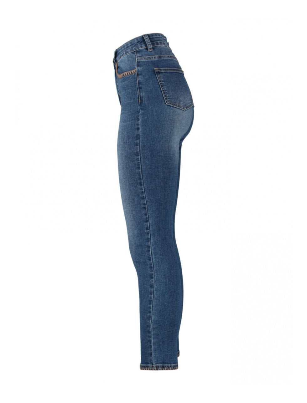 Solina Blue High Waist Skinny Jeans