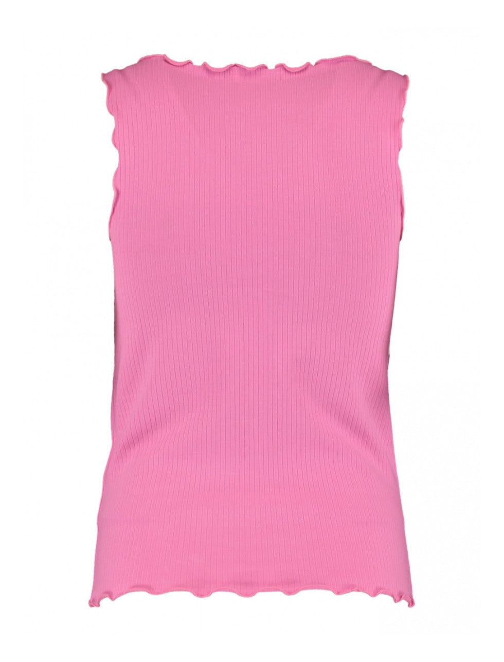 Ines Flamingo Pink Ribbed Top