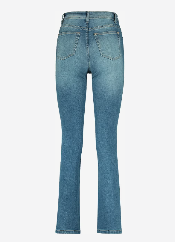 Sira Mid Blue High Waisted Jeans