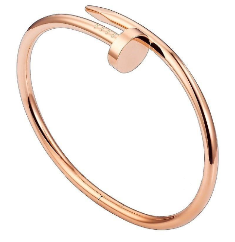 Gretta Rose Gold Nail Shape Bracelet