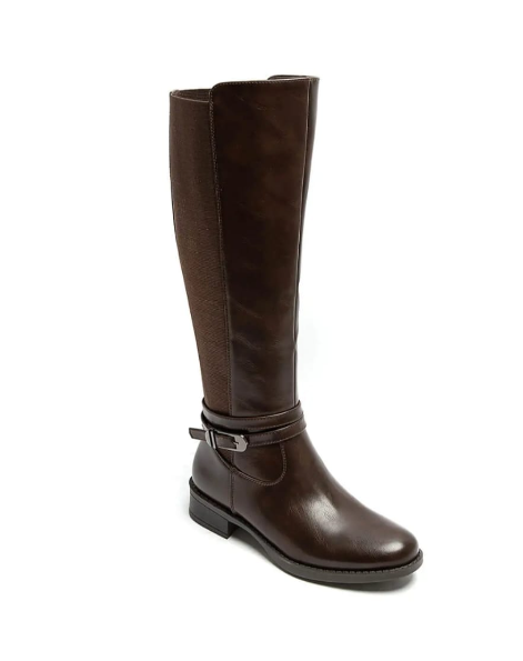 Corina Brown Knee High Boots