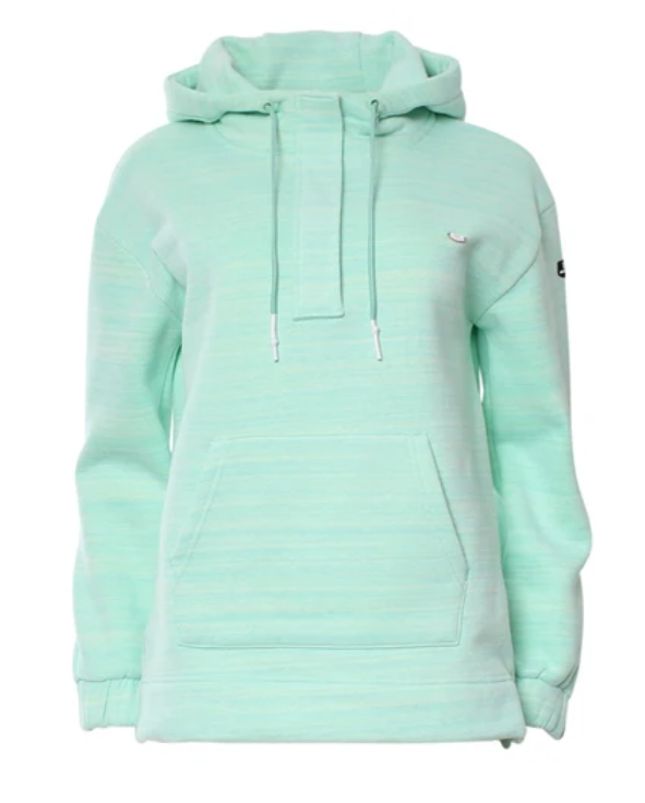 Michelle Mint Zip Front Hoodie