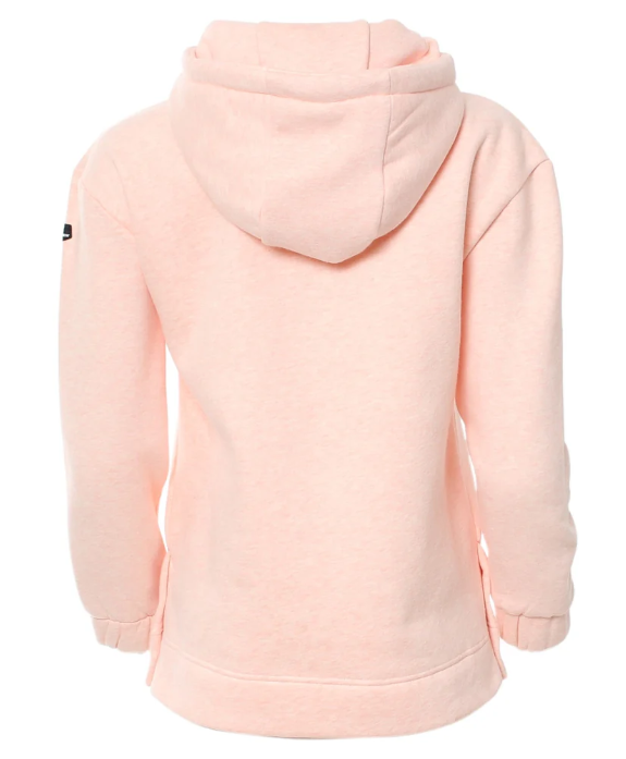 Michelle Peach Zip Front Hoodie