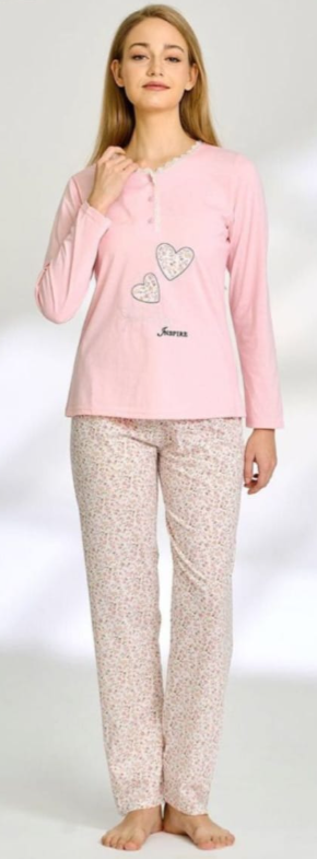 Shania Pink Heart Pajama