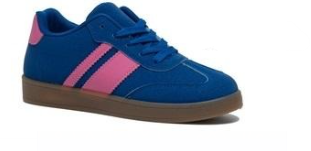 Germaine Navy Side Stripe Trainers