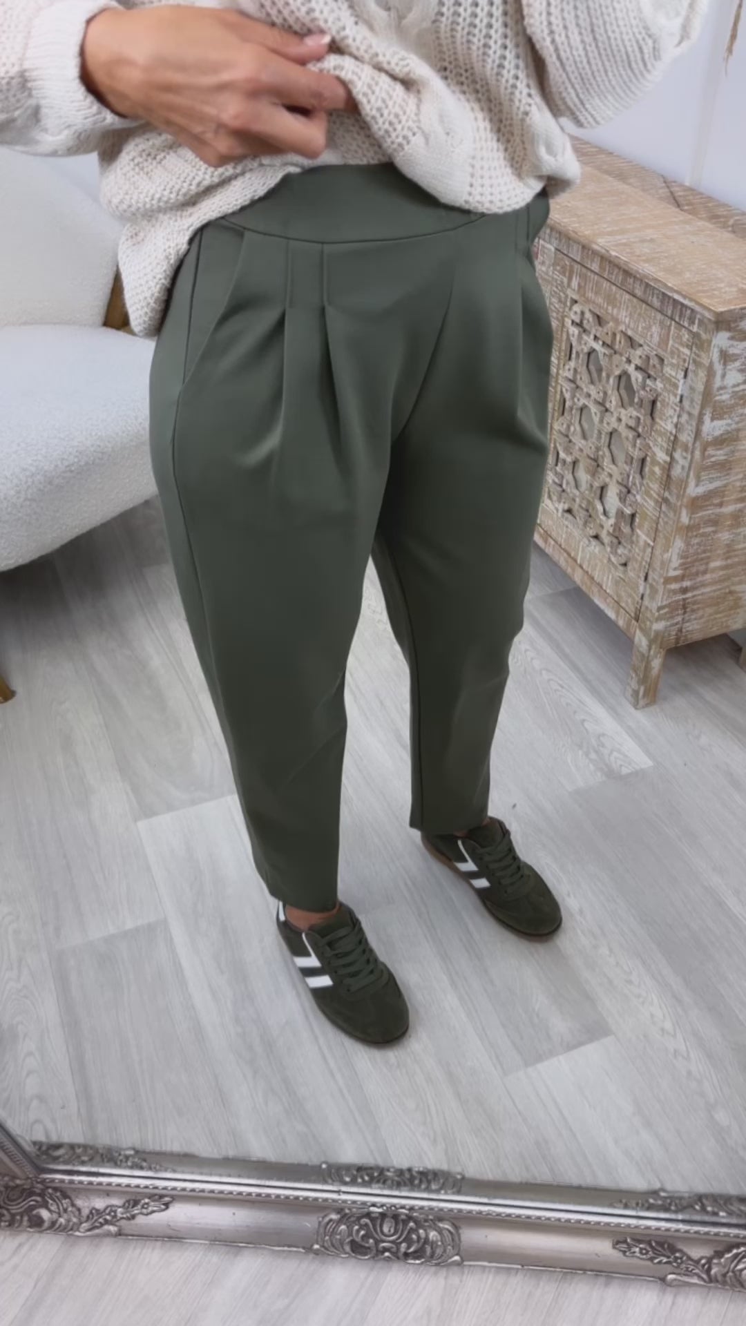 Maud Khaki Buggy Joggers