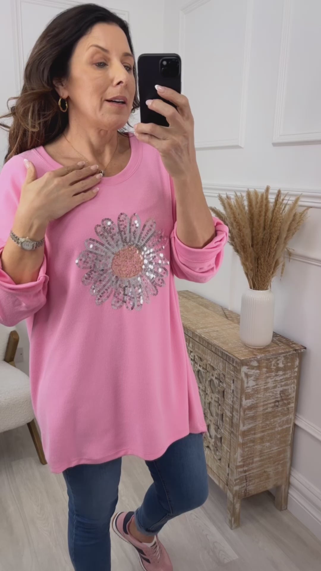 Jessie Pink Daisy Tunic