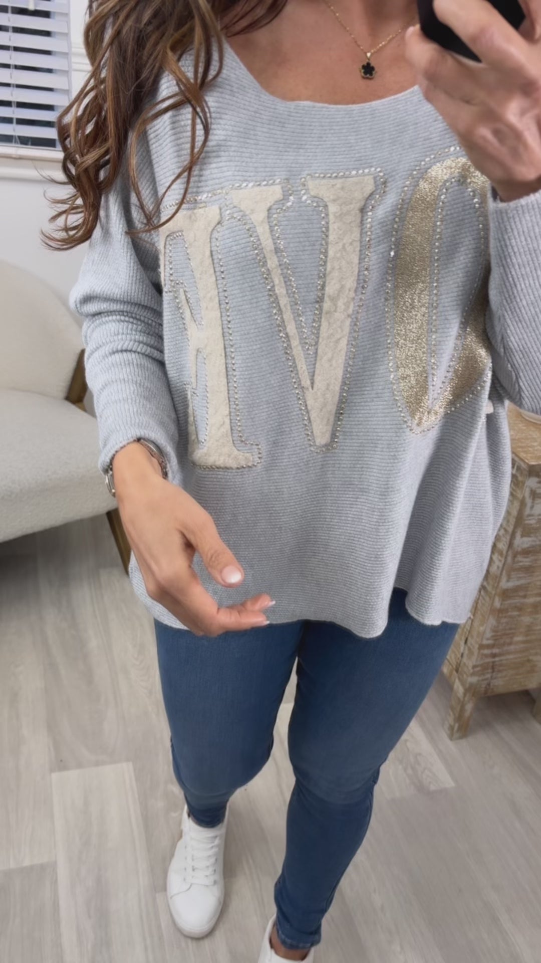 Jill Grey LOVE Top