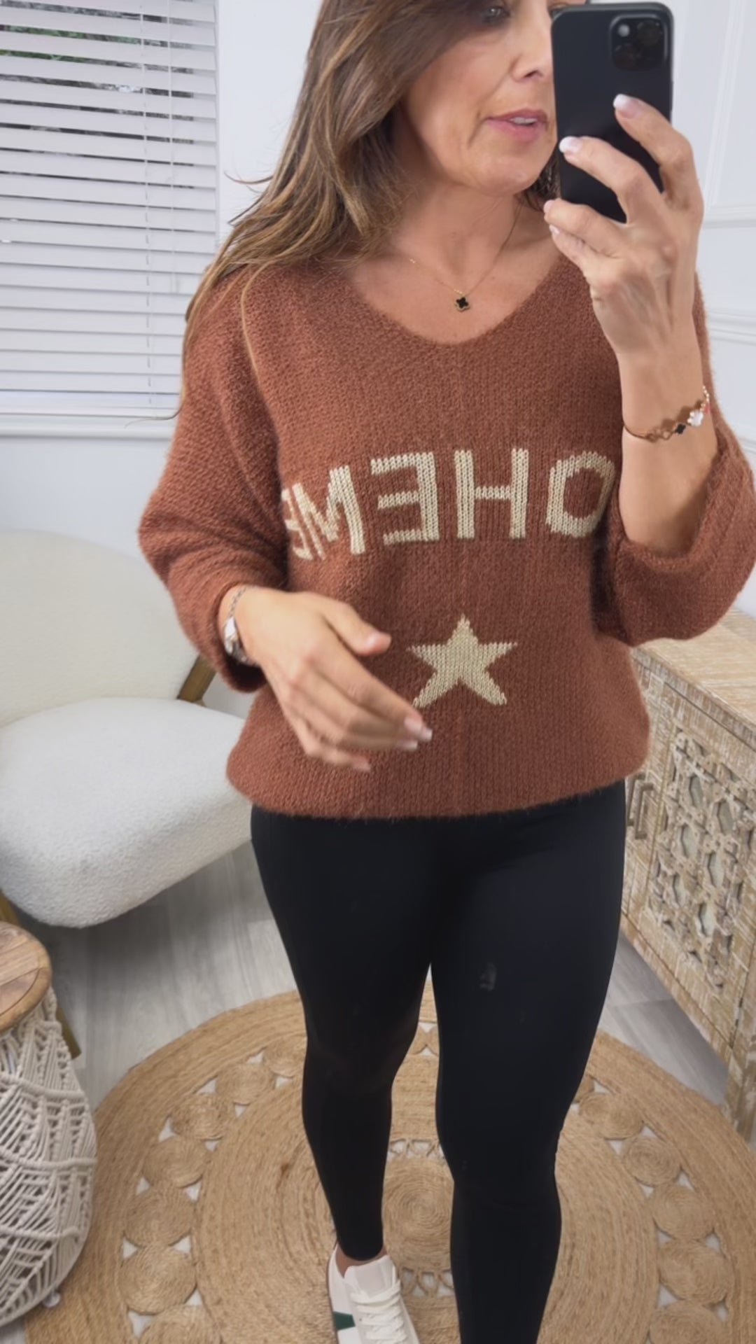 Mikela Terracotta BOHEME Sweater